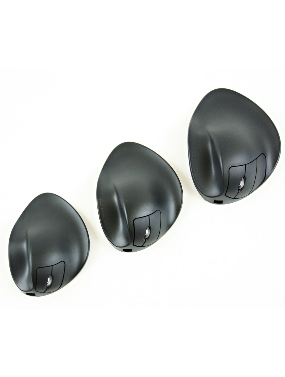 Set of sizes for left-handers - Top view
