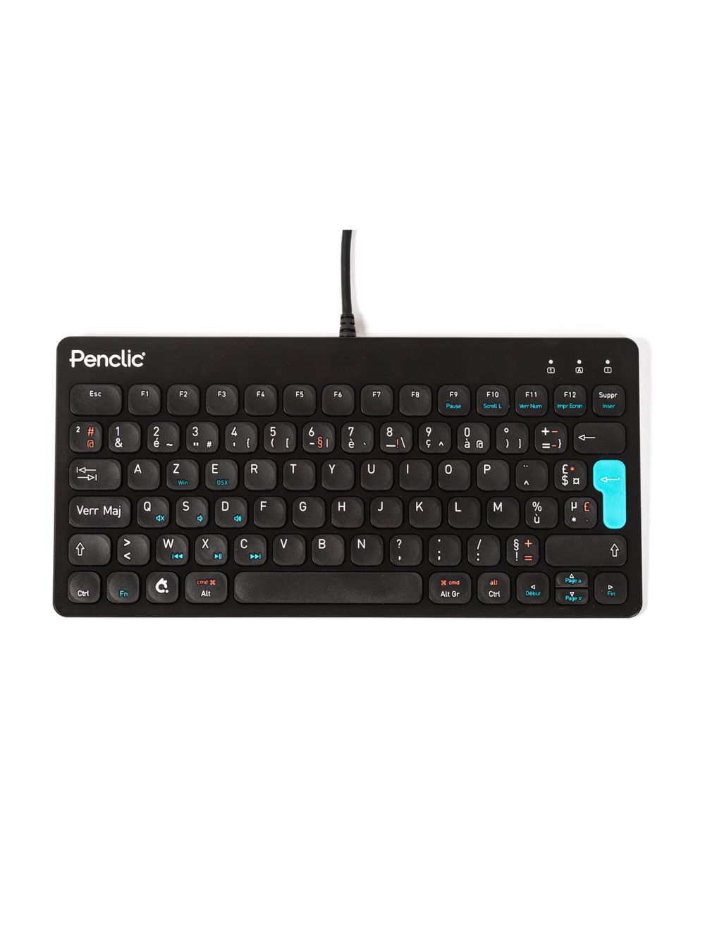 Clavier compact Penclic KB3 Bluetooth Sans Fil Azerty Claviers kb3