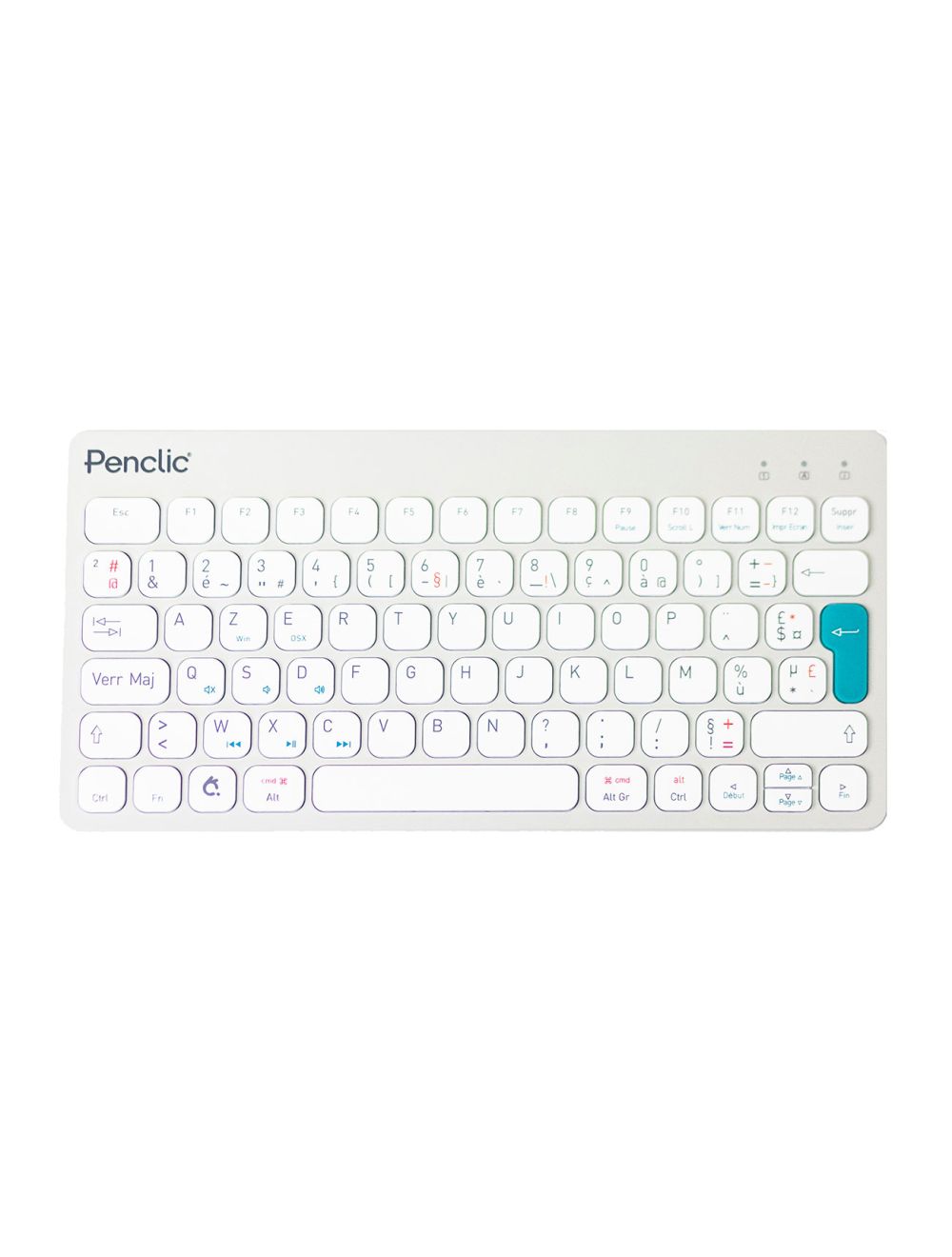 Clavier compact Penclic KB3 Bluetooth Sans Fil Azerty Claviers kb3