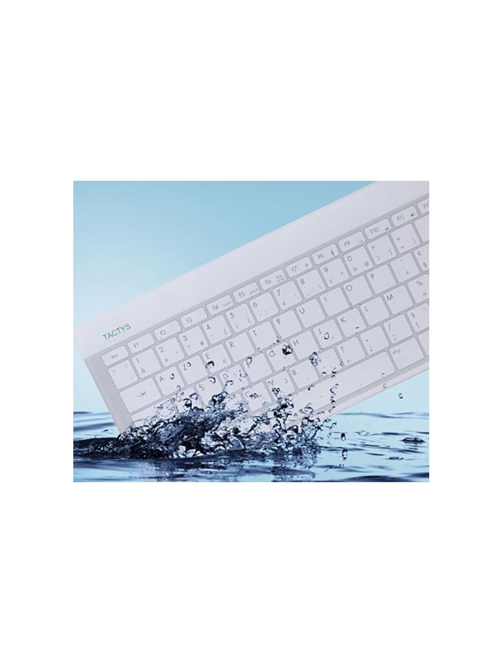Tactys Glass Touch Sensible Washable Keyboard 