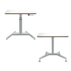 Leitz sit-stand desk and accessories
