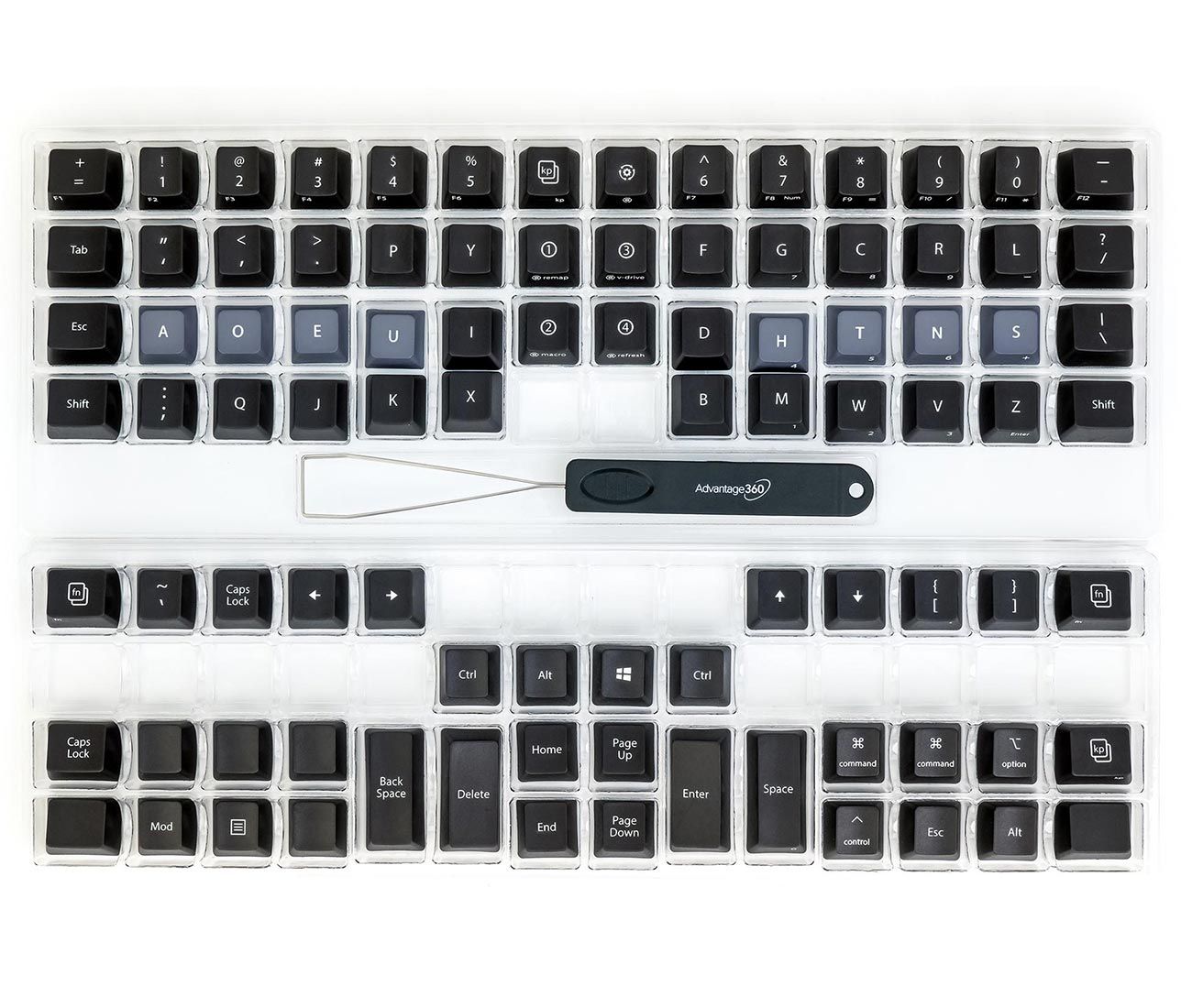 新品正規品  Over-keyboards for Kinesis Advantage 360 キーボード