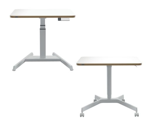 Dynamic working set up - Leitz sit-stand desk and accessories