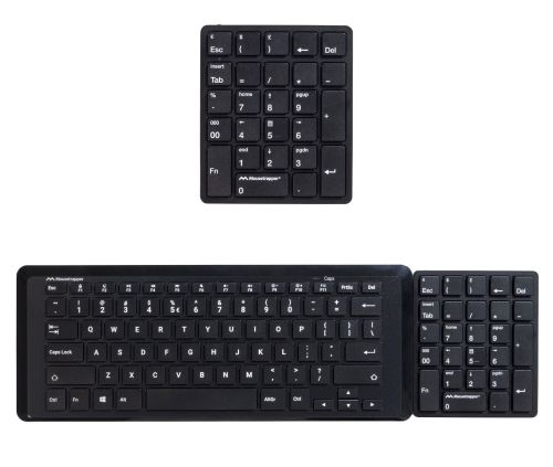 Ergonomic numeric keypads - Mousetrapper Number Pad Wireless